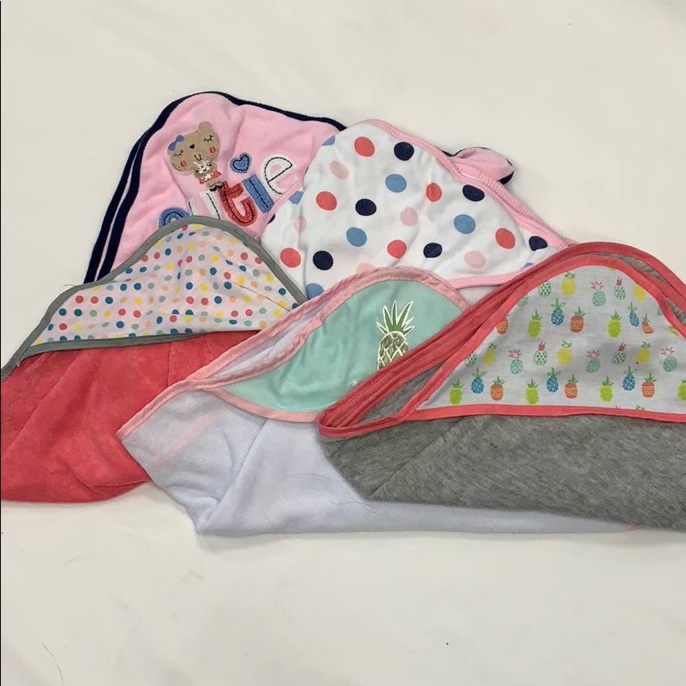 Set of 5 Newborn Hoodie Towels